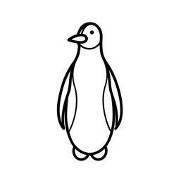 Penguin Outline Icon
