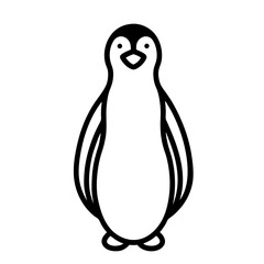 Penguin Outline Icon