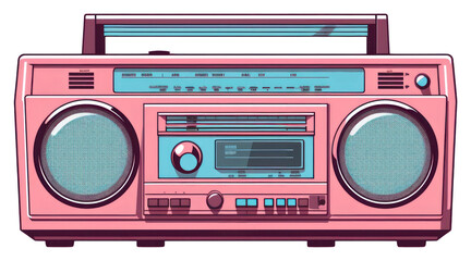 Fototapeta premium PNG Radio electronics stereo noise.