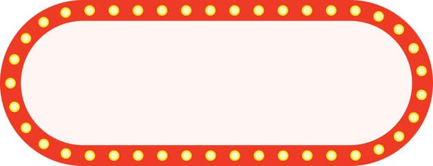 Neon Light Frame Illustration