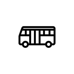 school bus icon vector design template