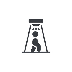 Automatic motion sensor light vector icon