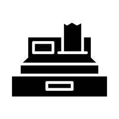Cashier machine icon