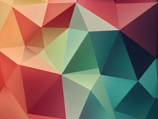 Obraz premium Dynamic abstract geometric background with a multi-tonal polygonal design, great for web design, promotional materials, and creative advertising visuals