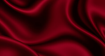 Fototapeta premium Black dark red burgundy wine maroon abstract background. Silk satin fabric. Glitter shimmer. Gradient ombre. Line stripe wave shadow. Luxury elegant subtle.