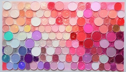 かわいい抽象的な壁紙、イラスト（ピンク、赤色）