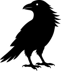 A eagle silhouette vector design