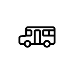 school bus icon vector design template
