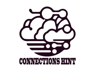 This vector illustration features a series of dots connected by smooth lines. This illustration is perfect for use as a logo for a technology company and a series of connected network circles, connect