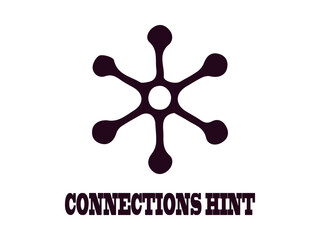 This vector illustration features a series of dots connected by smooth lines. This illustration is perfect for use as a logo for a technology company and a series of connected network circles, connect