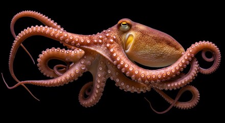 Stunning Octopus Closeup Photo High Resolution Image