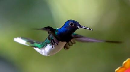 Humming bird hovering