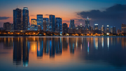 Fototapeta premium Nighttime Serenity in Venice