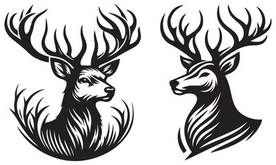 deer head silhouette