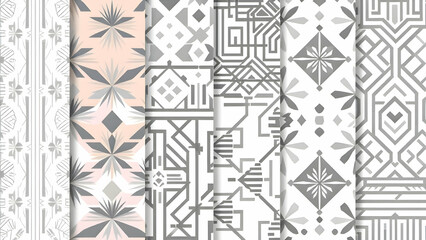 Geometric Patterns - Repeating shapes and lines for modern and abstract designs.
