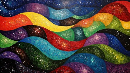 Cosmic Waves of Color.