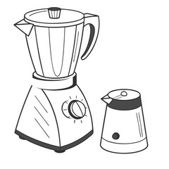 blenders vector color image on a white background 