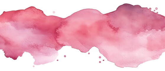 Fototapeta premium Abstract Watercolor Pink and Red Texture Background