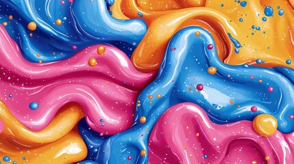  The bubbles vary in size, giving the scene a sense of depth and motion.