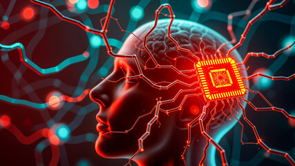 neural linking of brain cells with nano technology