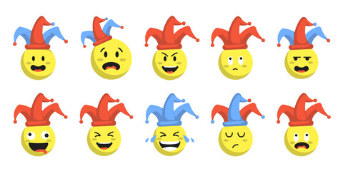 Obraz premium April Fools Day Emoji