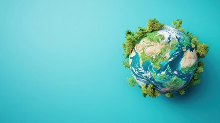Fototapeta premium A dreamy vision of a harmonious planet.