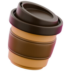3D Takeaway Coffee Cup
