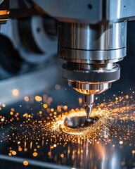 A close up of a high precision instrument showcasing intricate details and advanced technology.