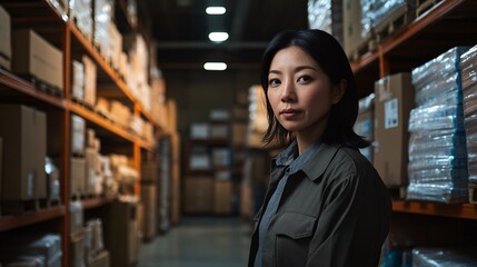 Empowered in the Warehouse - Ideal for Business Brochures & Motivational Campaigns