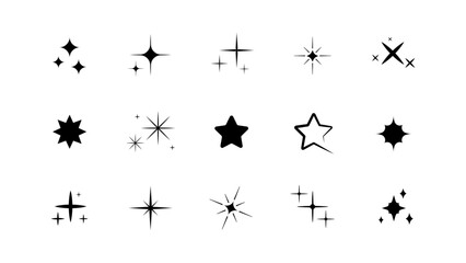 15 stars and sparkles