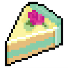 Obraz premium stoke desain vector pixel makanan