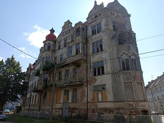 old building with architectural elements