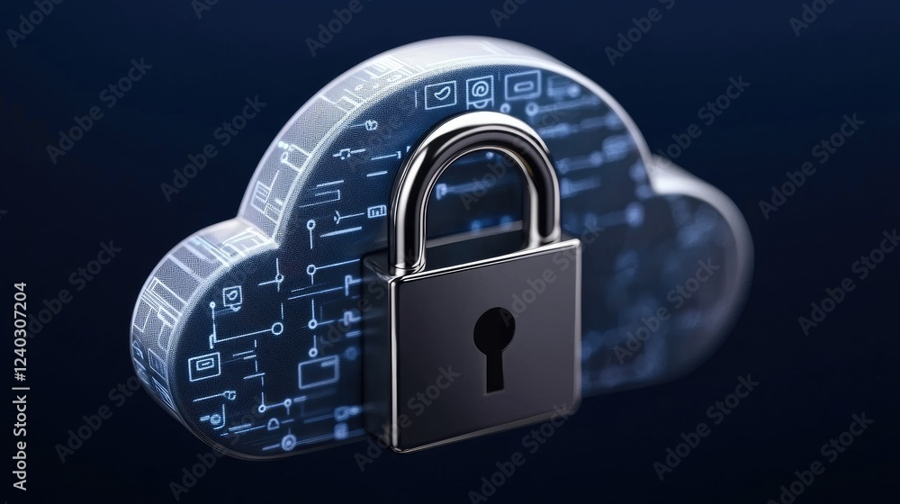 Poster securing data in the cloud strategies for cyber protection in digital environments
