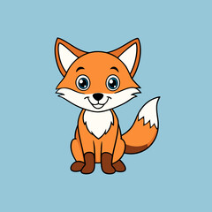 red fox cartoon
