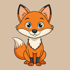 red fox cartoon