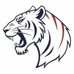 Fototapeta premium head of a tiger