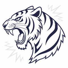 head of a tiger