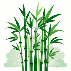 Fototapeta premium bamboo illustration
