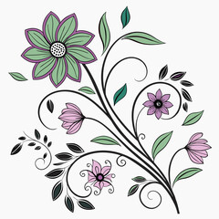 abstract floral background