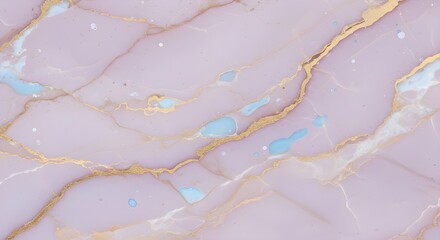 Luxury Lilac and Champagne Gold Marble