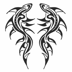 Obraz premium tribal tattoo design