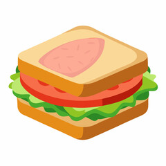 sandwich with ham