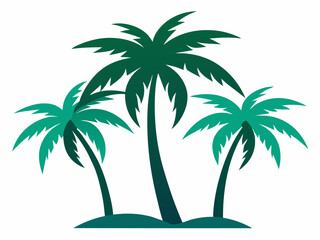 palm trees on the beach