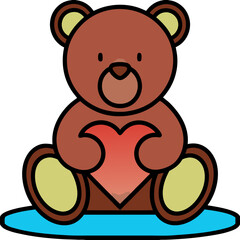 teddy bear with heart