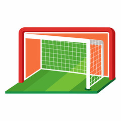 soccer field and goal