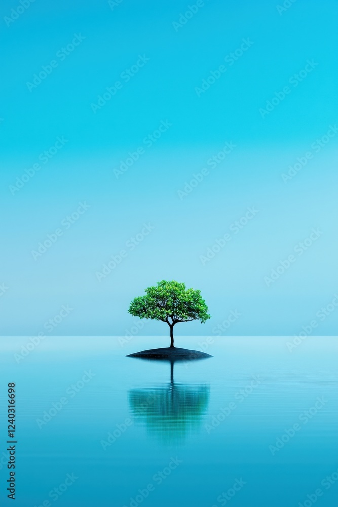 Aufkleber a minimalist approach to creating serenity.