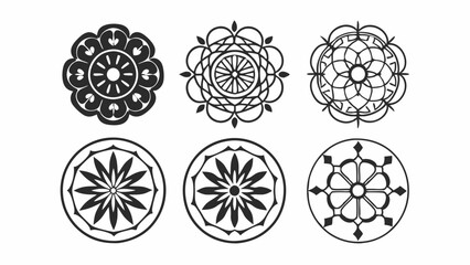 set of elements for design