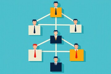 Transparent Corporate Organizational Charts for Clear Structure and Effective Communication in Business
