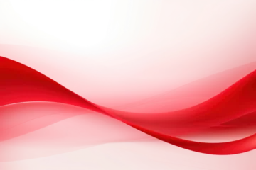 Fototapete Rund Abstract red wave png overlay effect, transparent background © Rawpixel.com