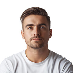 Fototapeta premium Modern Portrait of a Confident Young Man